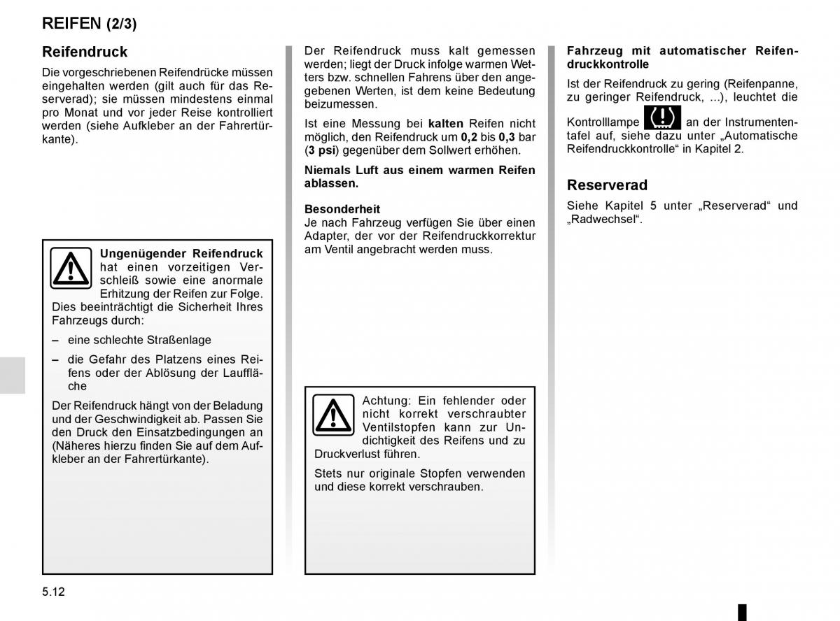 Renault Kadjar owners manual Handbuch / page 244