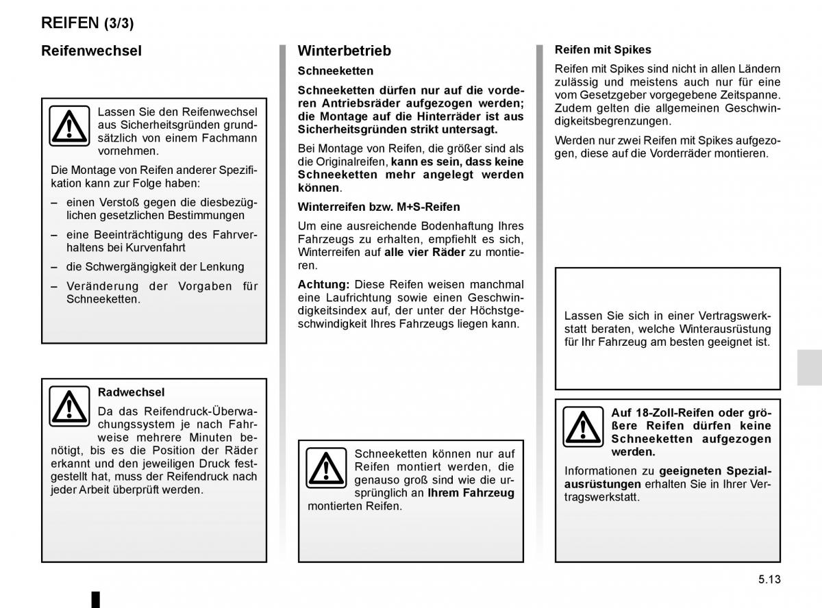 Renault Kadjar owners manual Handbuch / page 245