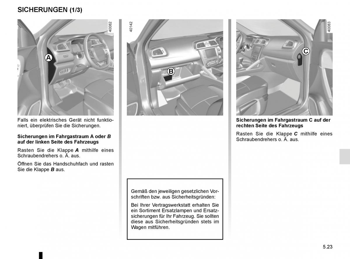 Renault Kadjar owners manual Handbuch / page 255