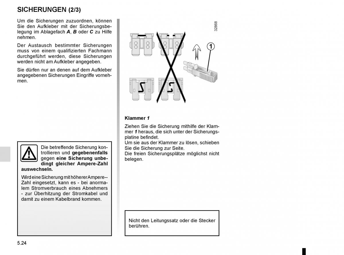 Renault Kadjar owners manual Handbuch / page 256