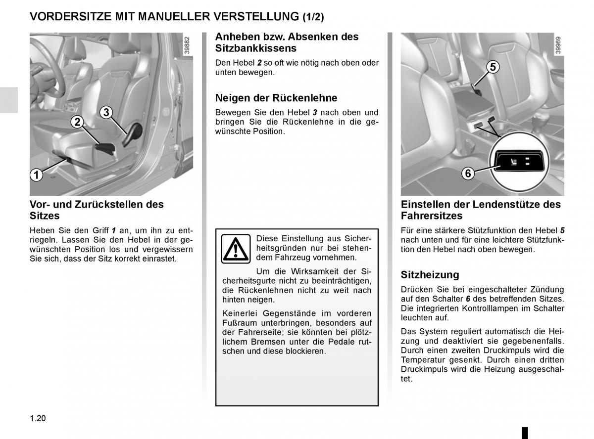 Renault Kadjar owners manual Handbuch / page 26