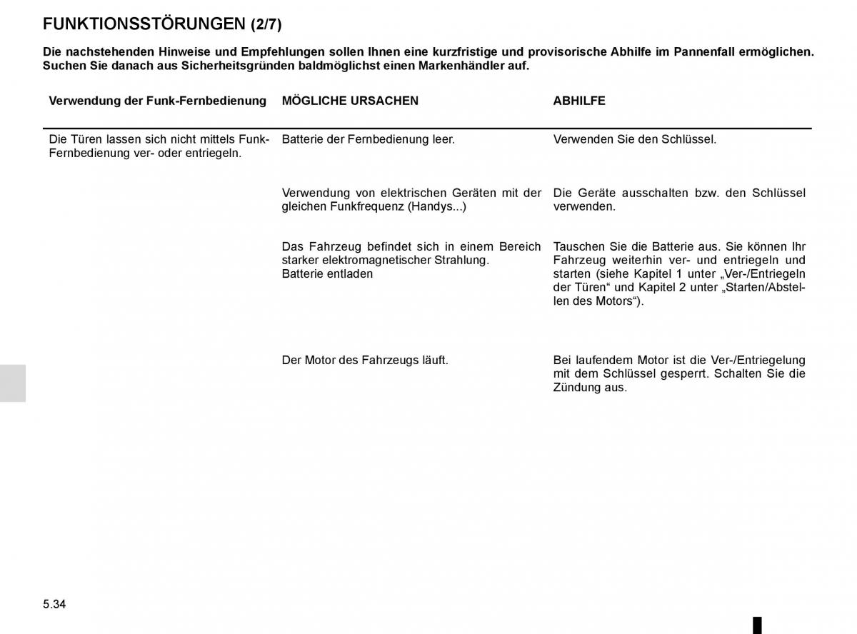 Renault Kadjar owners manual Handbuch / page 266