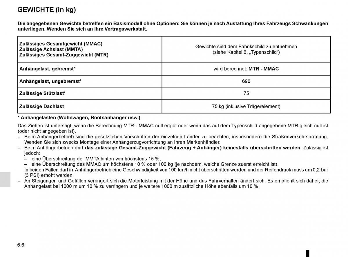 Renault Kadjar owners manual Handbuch / page 278