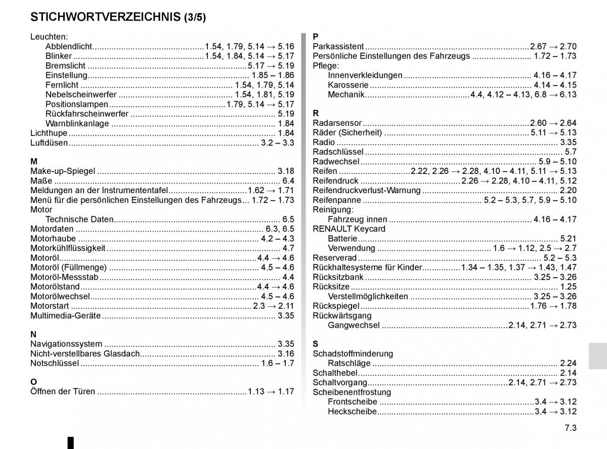 Renault Kadjar owners manual Handbuch / page 293