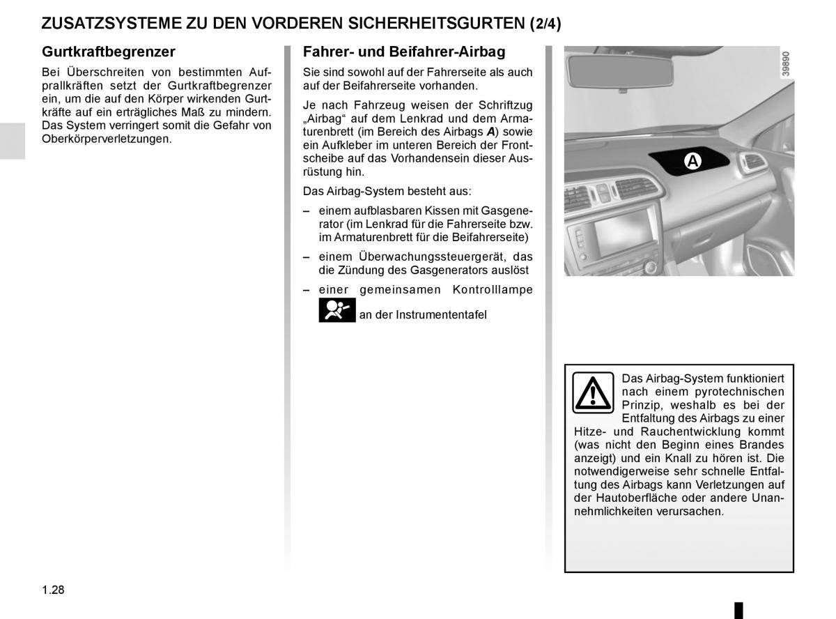 Renault Kadjar owners manual Handbuch / page 34