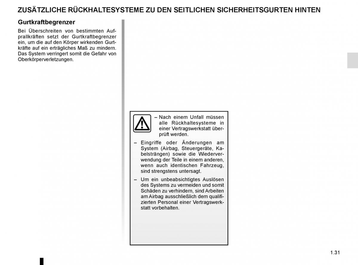 Renault Kadjar owners manual Handbuch / page 37