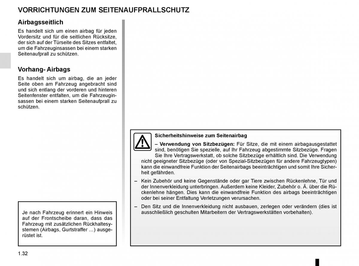 Renault Kadjar owners manual Handbuch / page 38