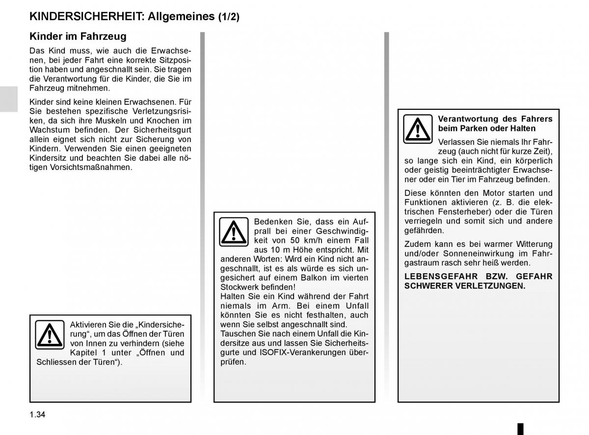 Renault Kadjar owners manual Handbuch / page 40