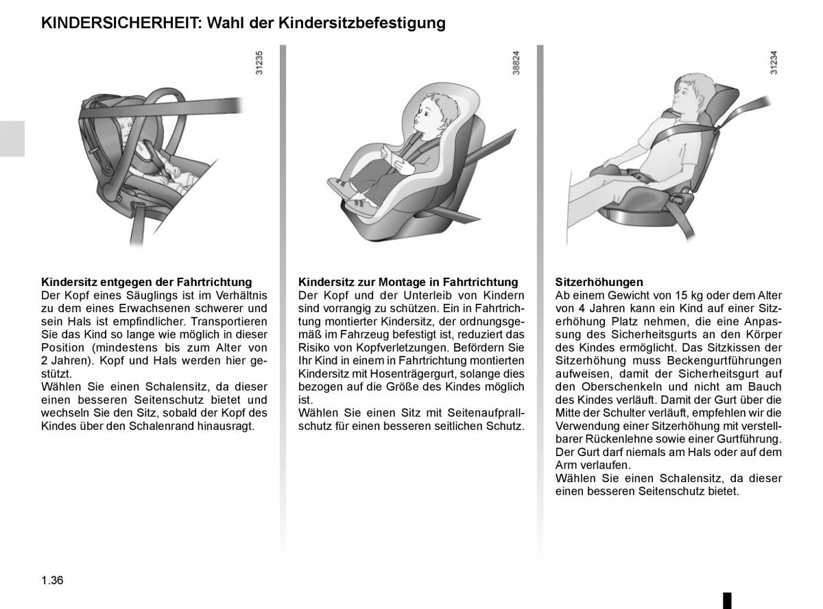 Renault Kadjar owners manual Handbuch / page 42