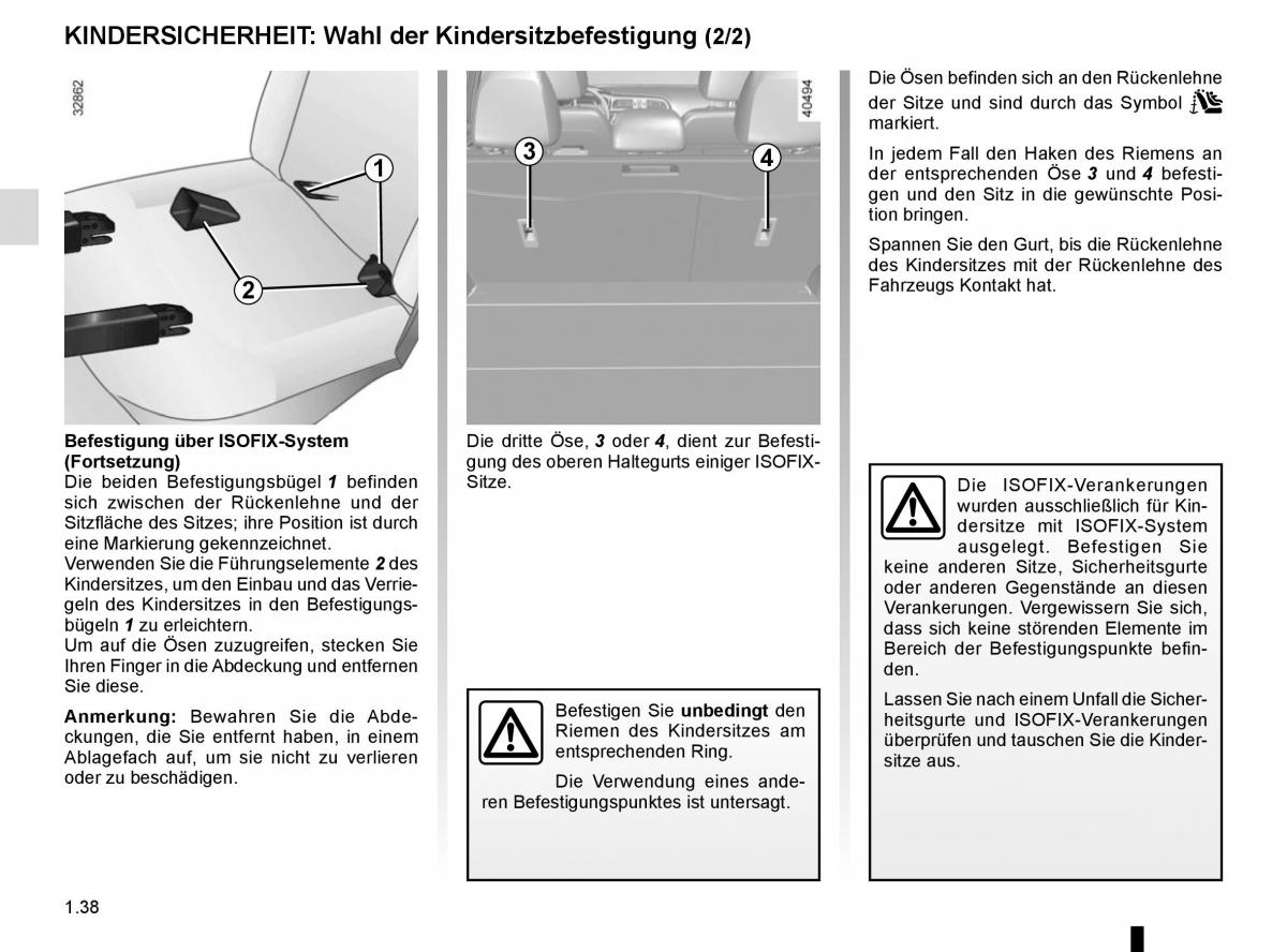 Renault Kadjar owners manual Handbuch / page 44