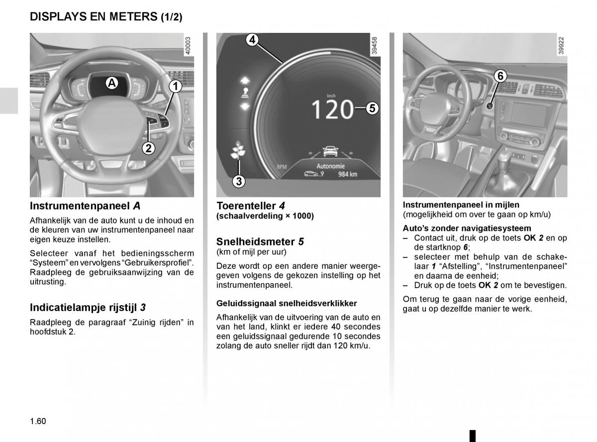 Renault Kadjar owners manual handleiding / page 66