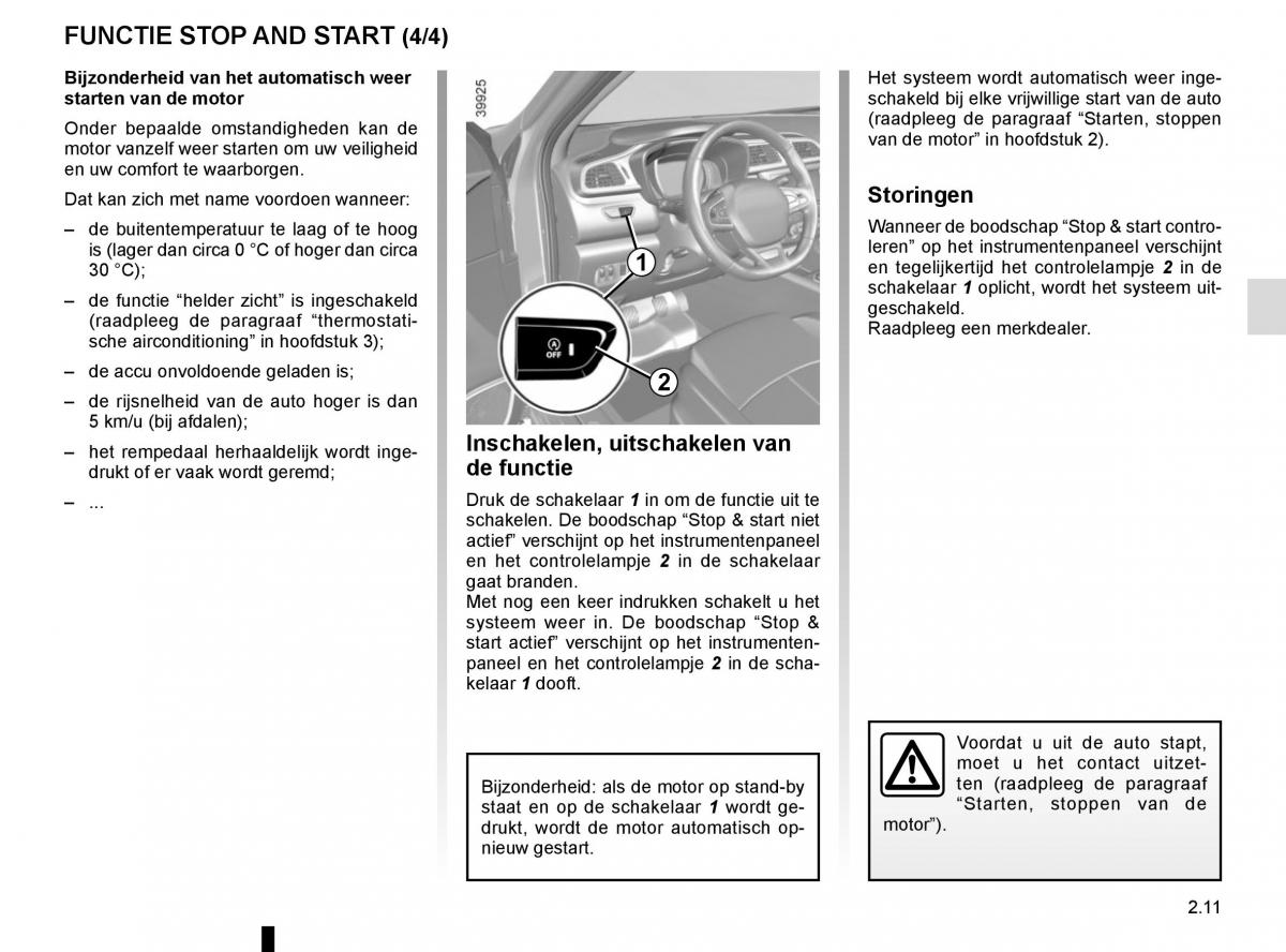 Renault Kadjar owners manual handleiding / page 115