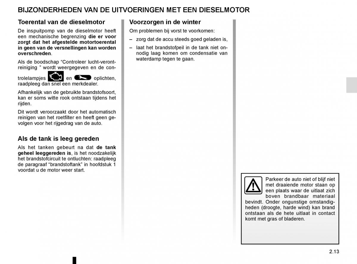 Renault Kadjar owners manual handleiding / page 117