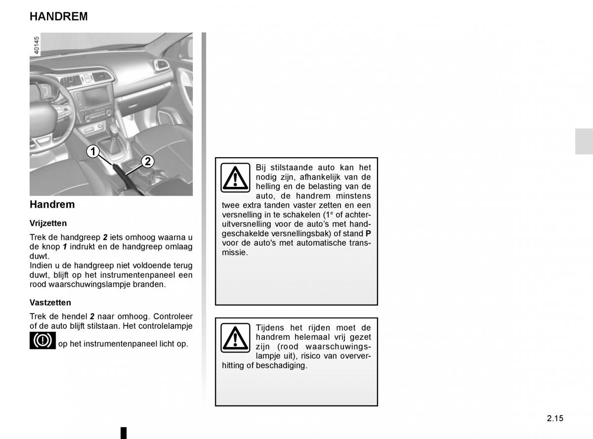 Renault Kadjar owners manual handleiding / page 119