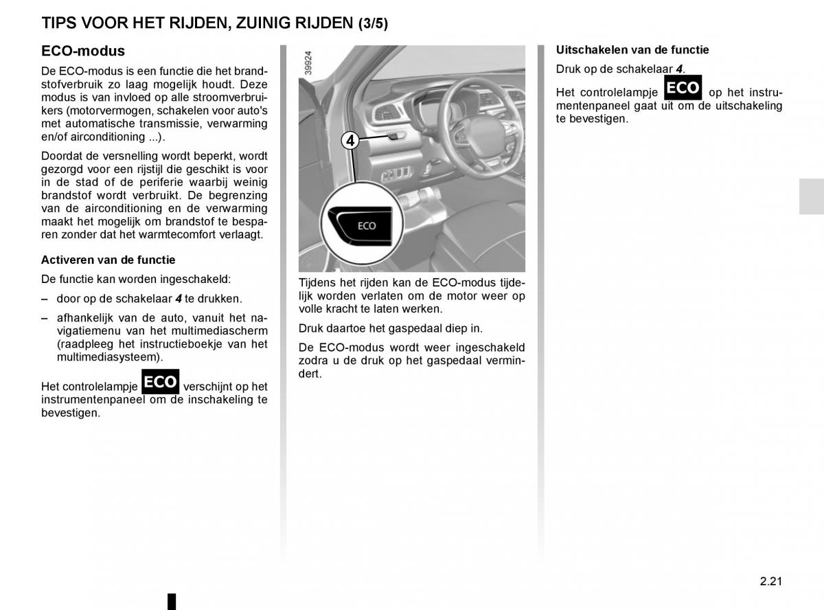 Renault Kadjar owners manual handleiding / page 125