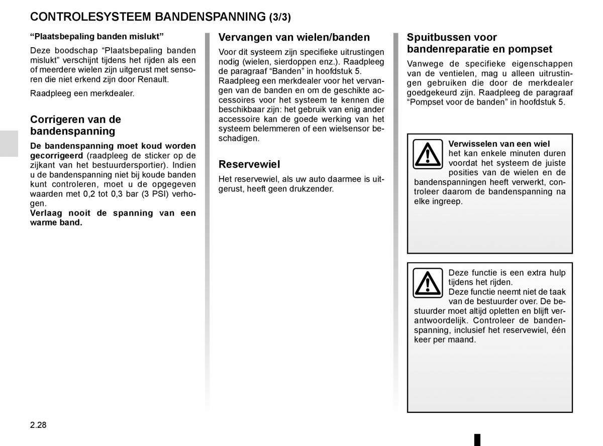 Renault Kadjar owners manual handleiding / page 132