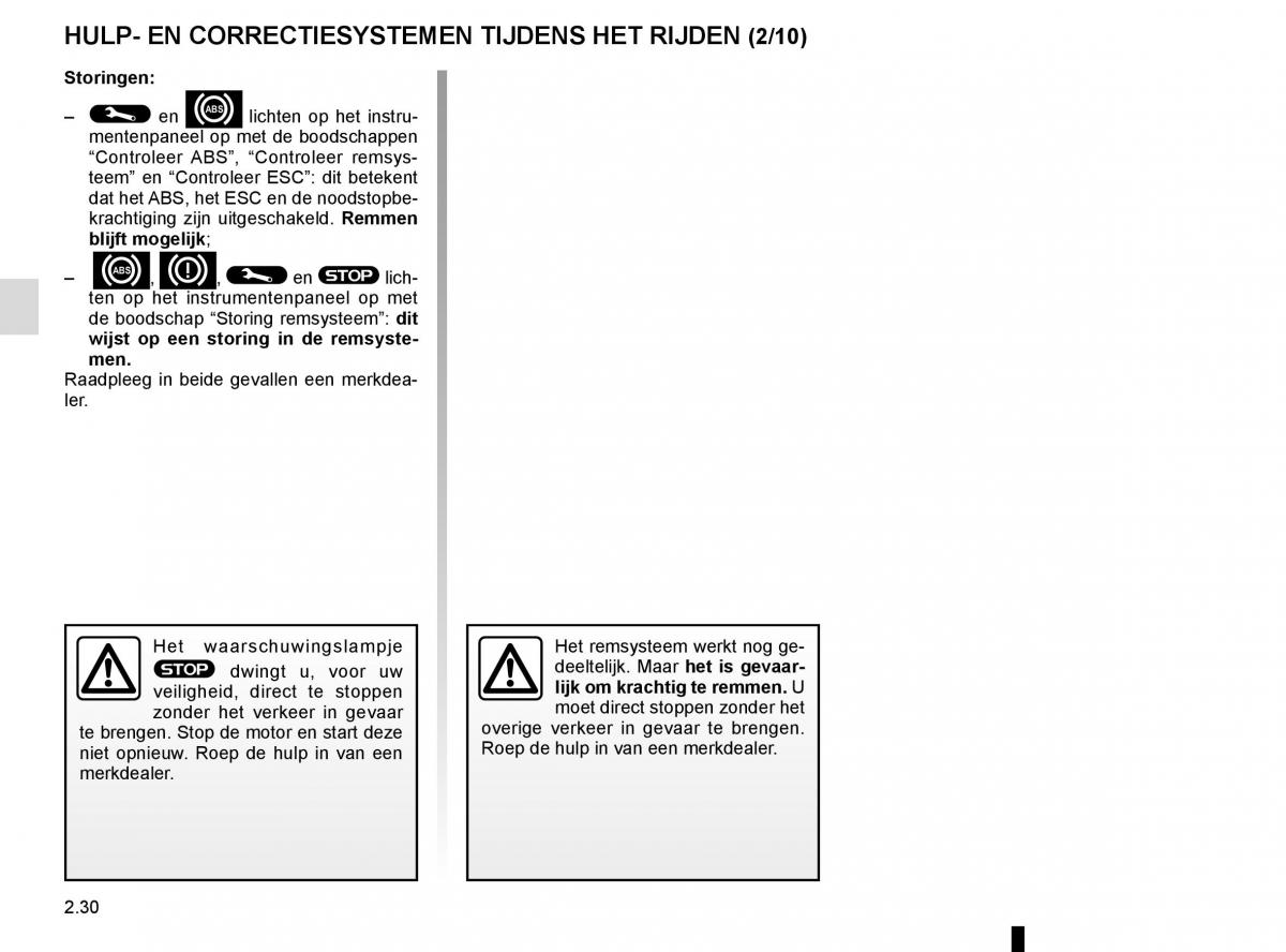 Renault Kadjar owners manual handleiding / page 134