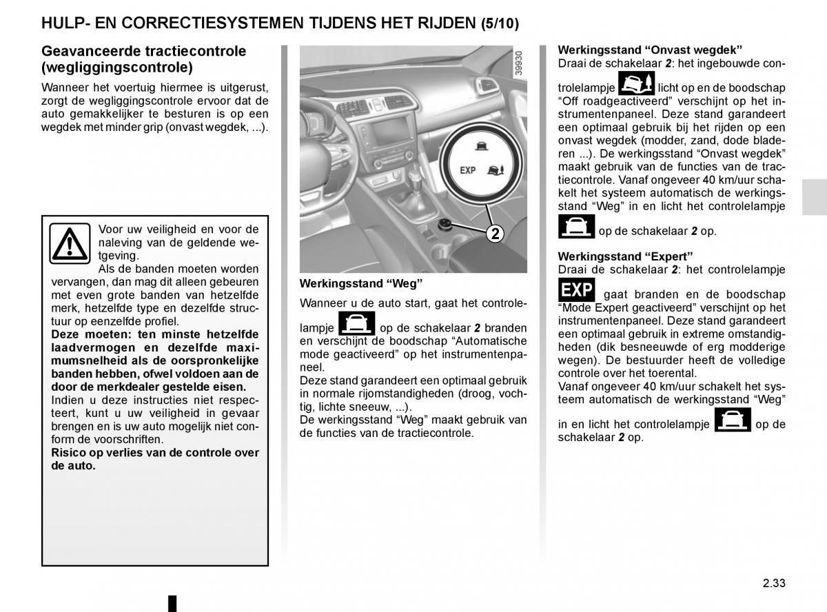 Renault Kadjar owners manual handleiding / page 137