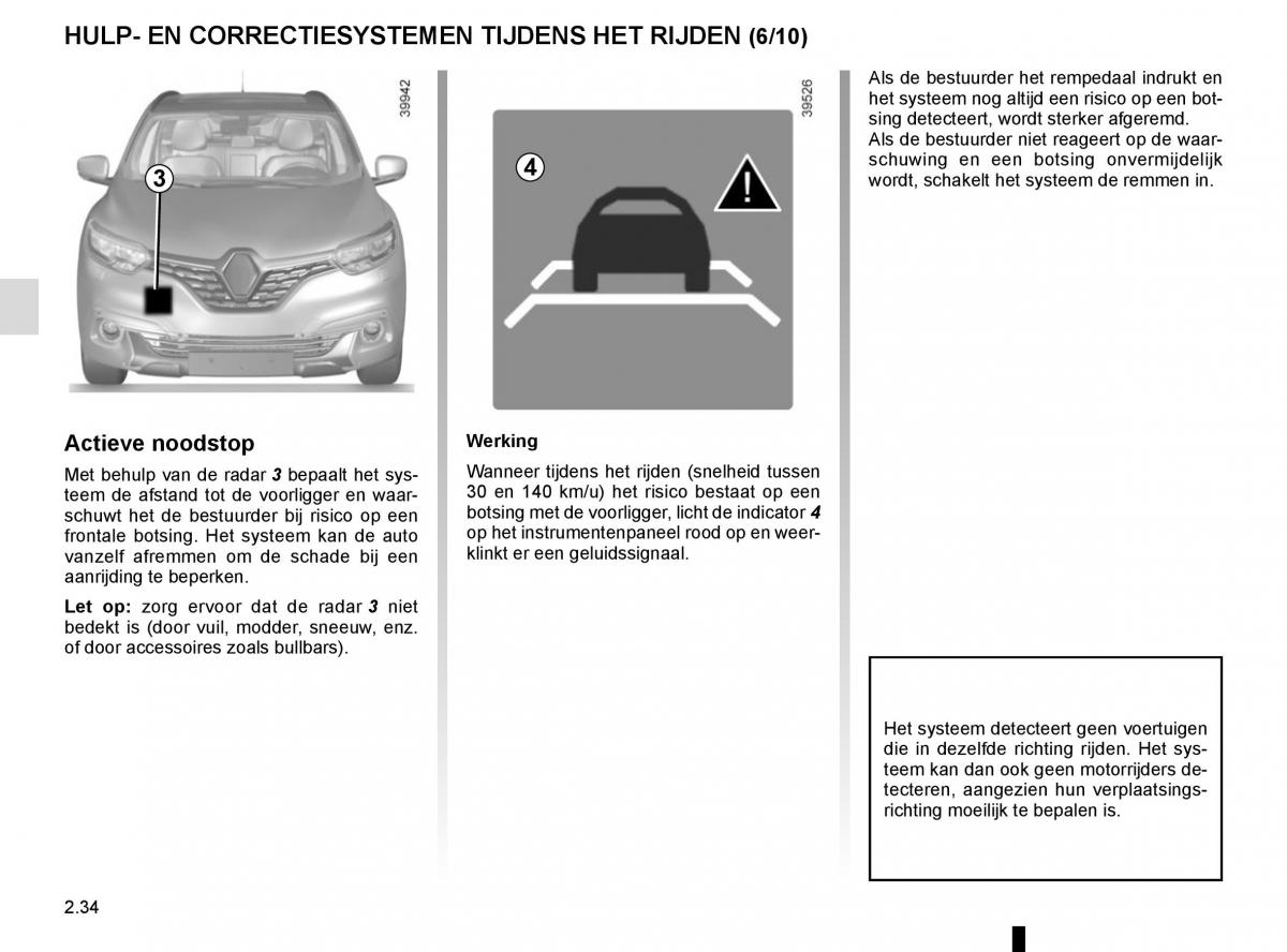 Renault Kadjar owners manual handleiding / page 138