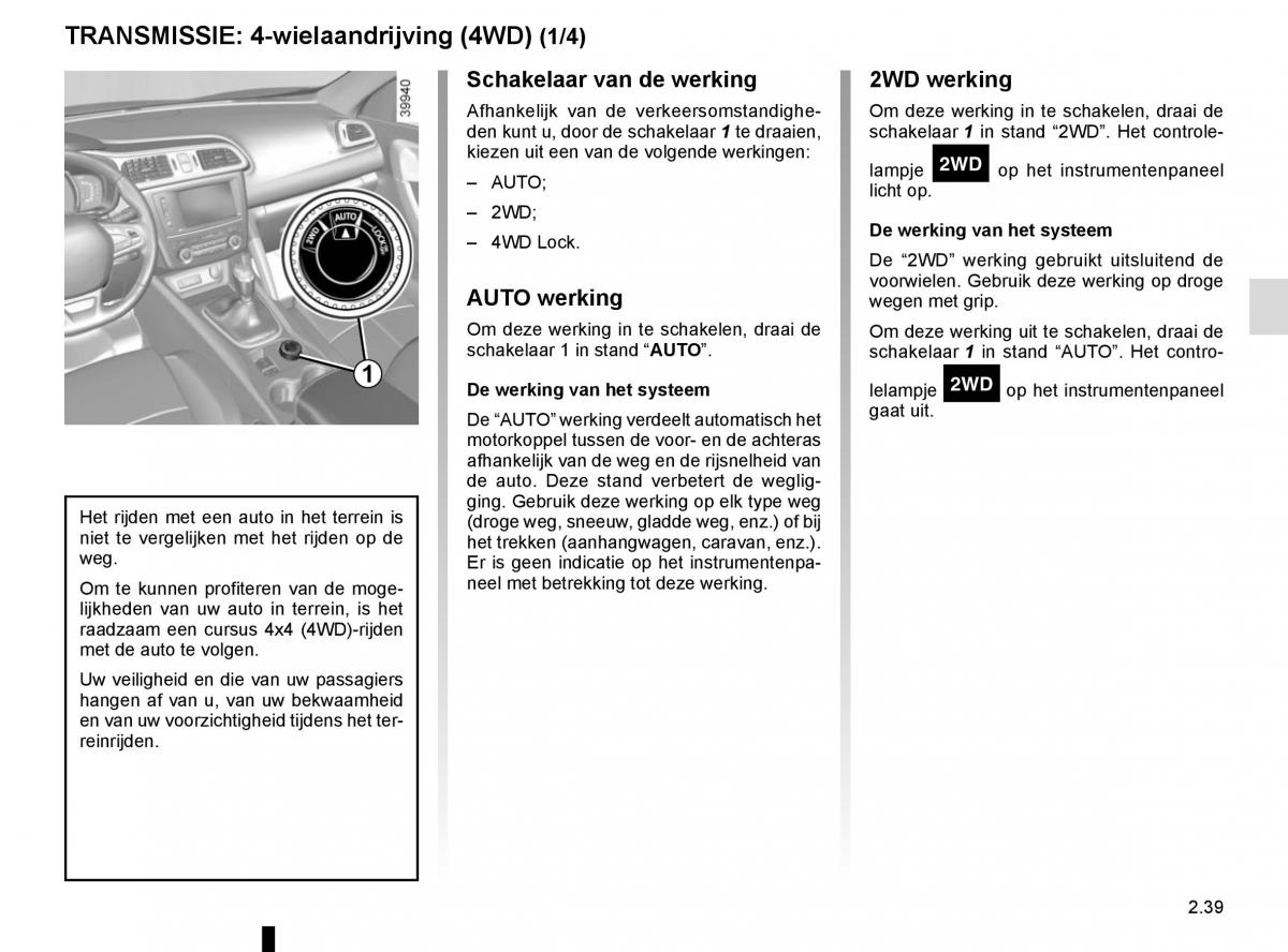 Renault Kadjar owners manual handleiding / page 143