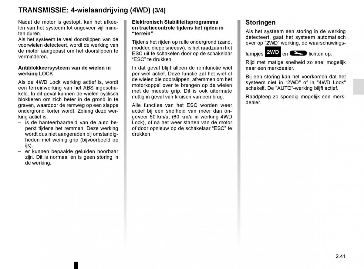 Renault Kadjar owners manual handleiding / page 145