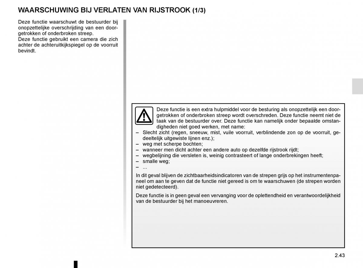 Renault Kadjar owners manual handleiding / page 147