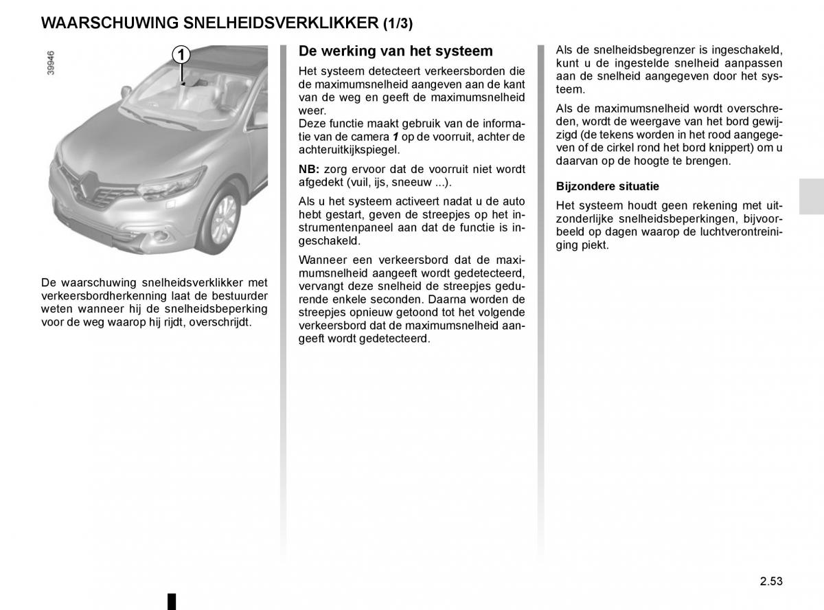 Renault Kadjar owners manual handleiding / page 157