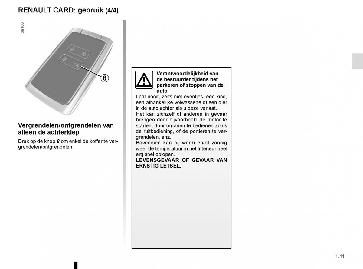 Renault Kadjar owners manual handleiding / page 17