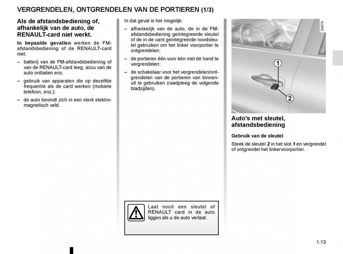 Renault Kadjar owners manual handleiding / page 19