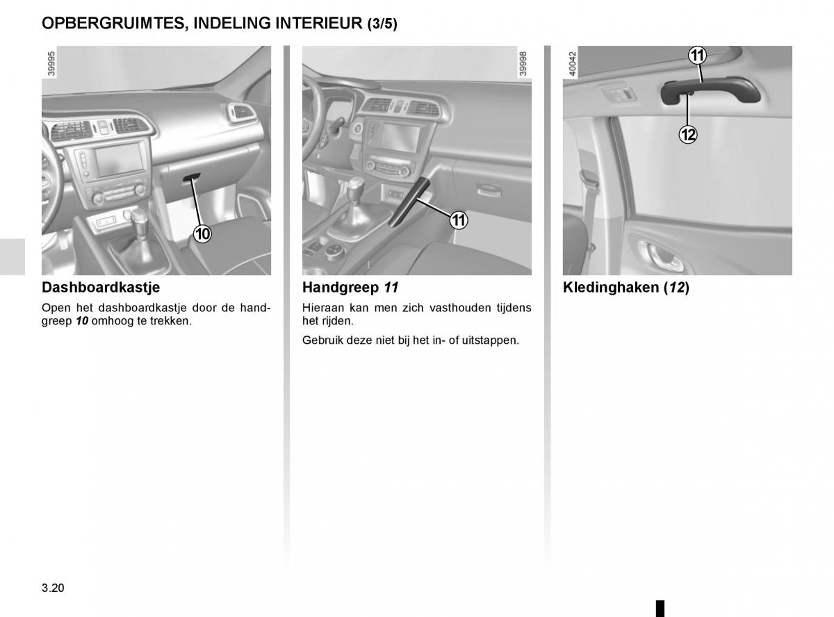 Renault Kadjar owners manual handleiding / page 198