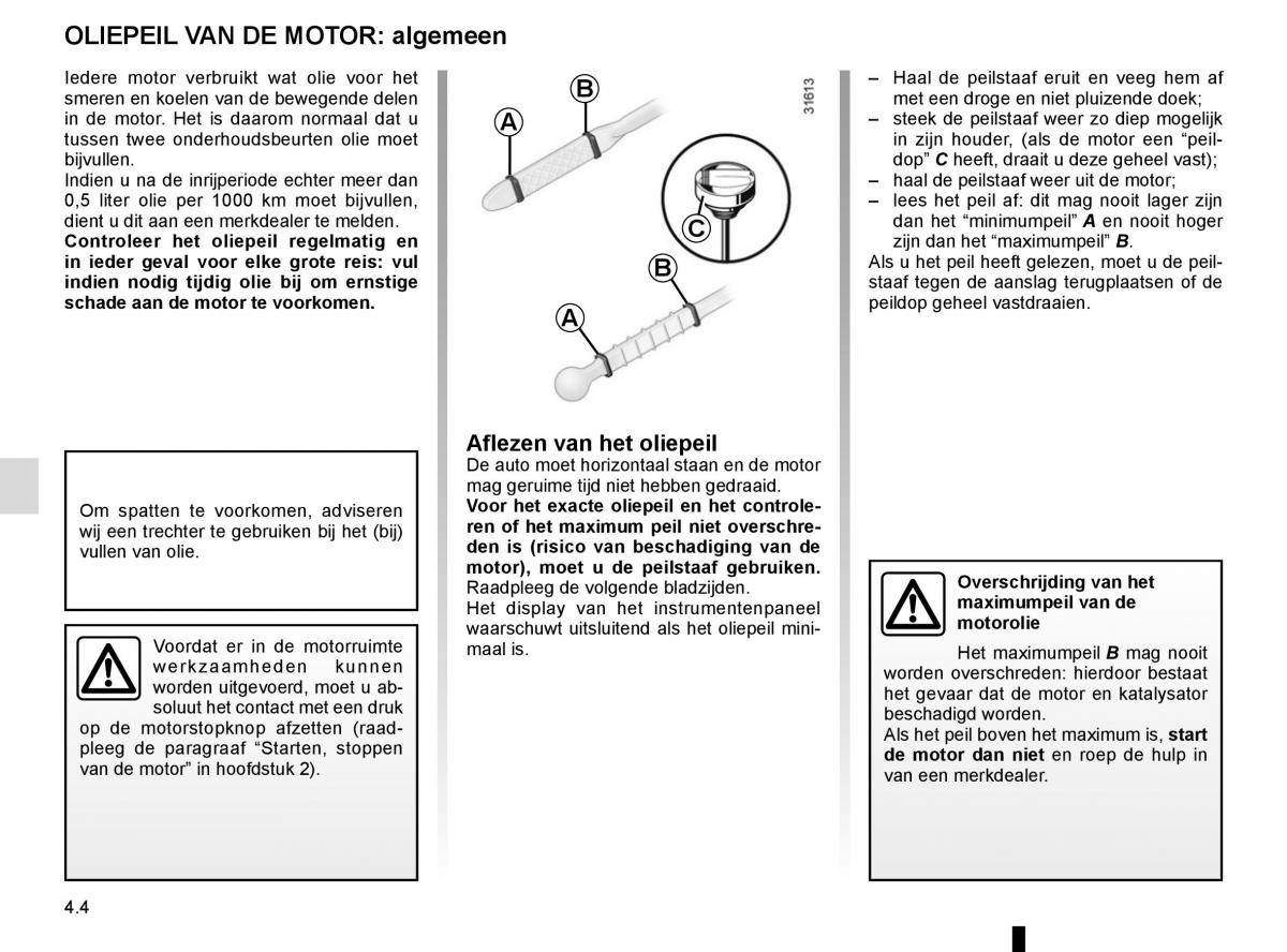 Renault Kadjar owners manual handleiding / page 218