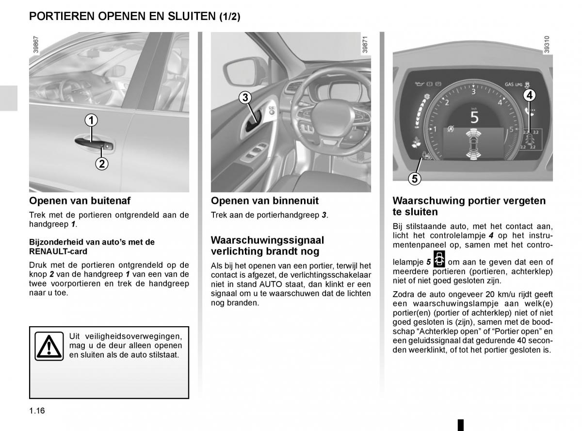 Renault Kadjar owners manual handleiding / page 22