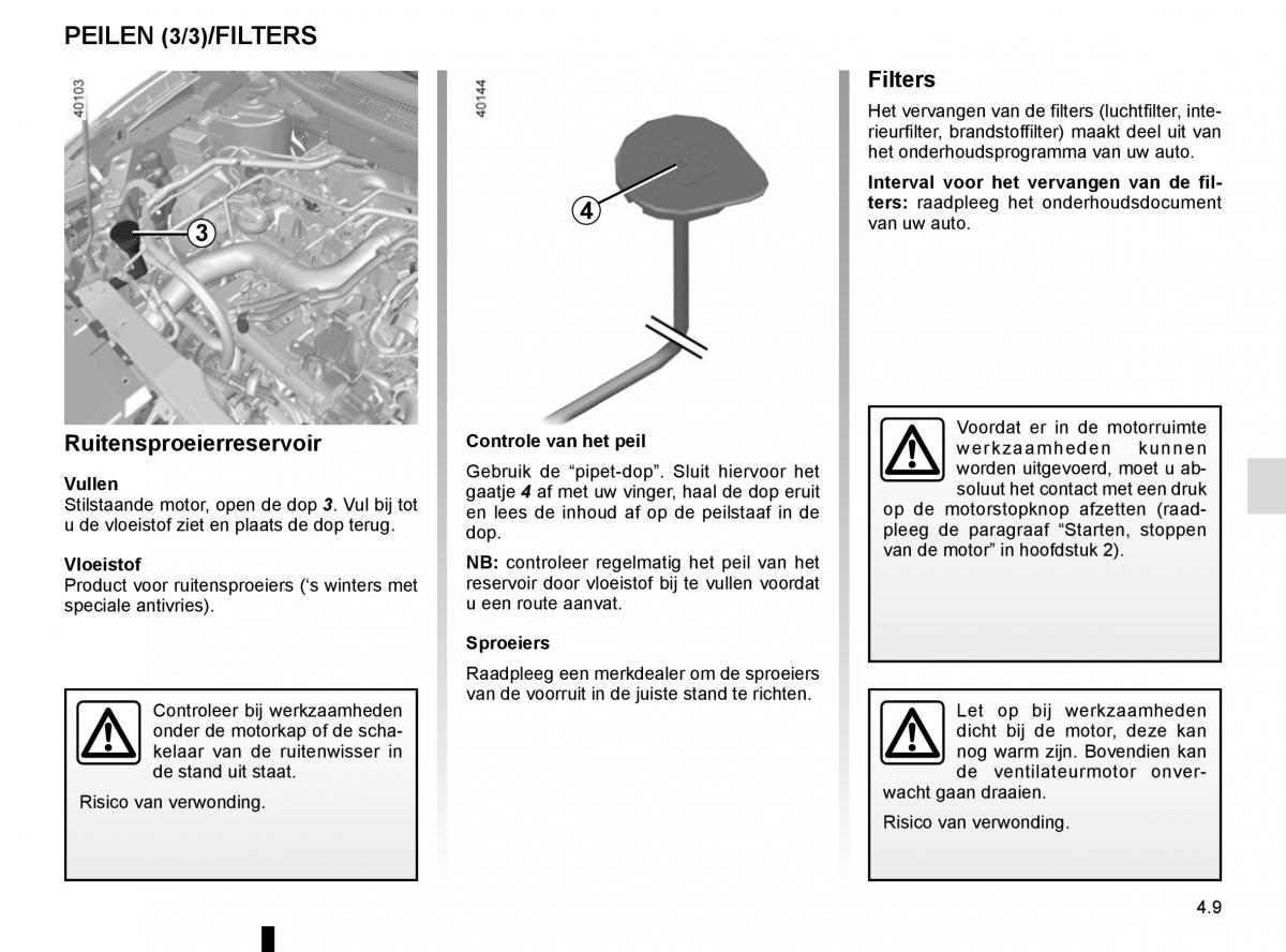 Renault Kadjar owners manual handleiding / page 223