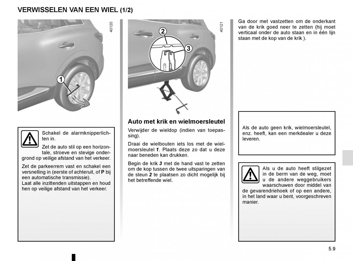 Renault Kadjar owners manual handleiding / page 241