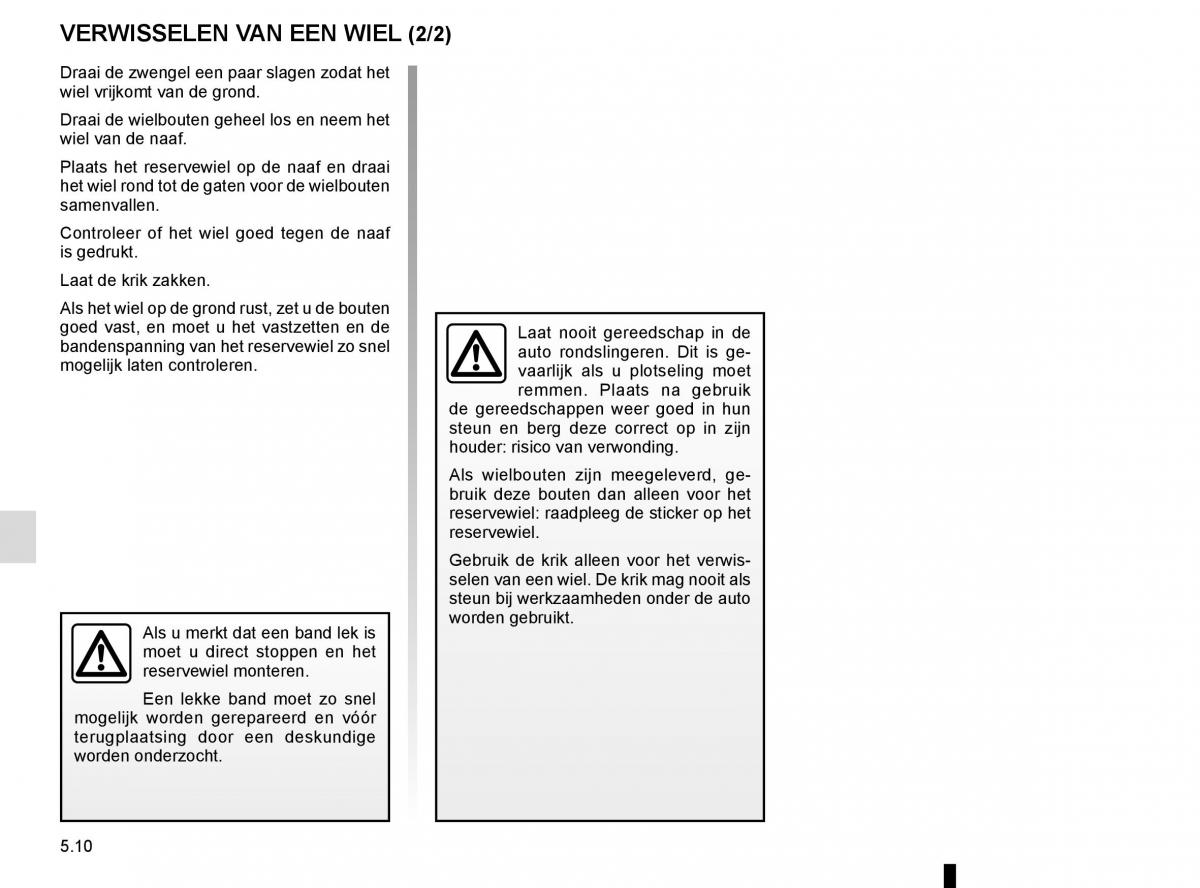 Renault Kadjar owners manual handleiding / page 242