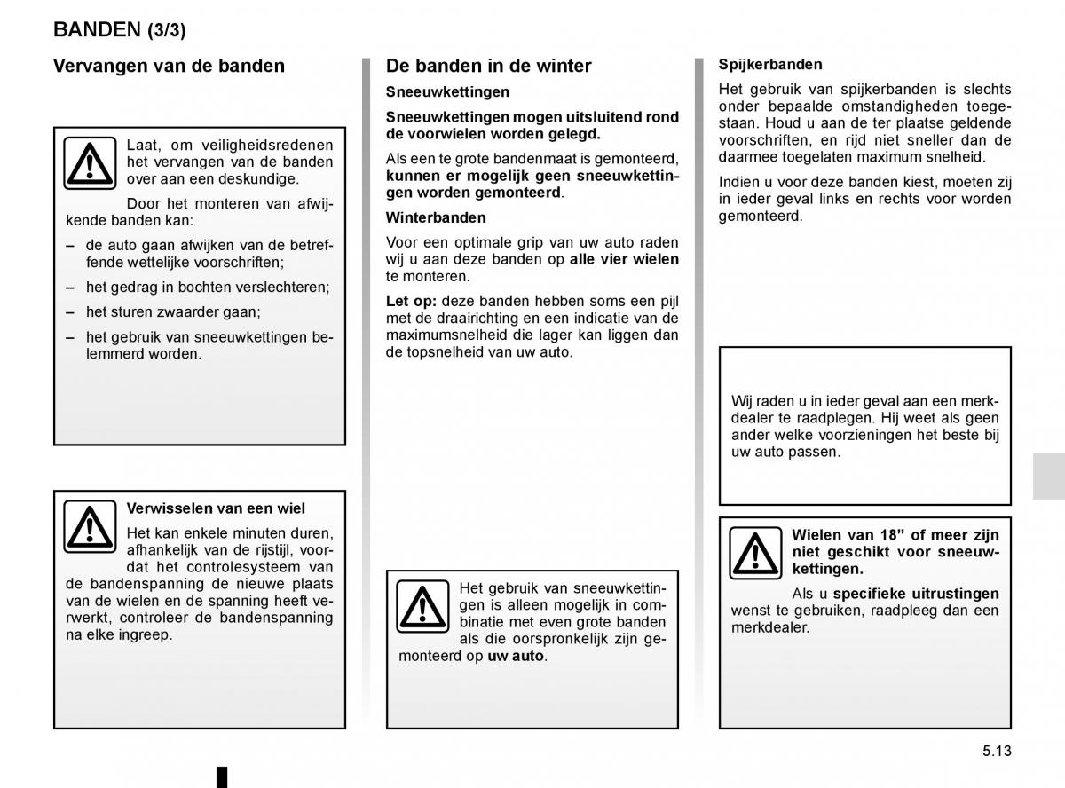 Renault Kadjar owners manual handleiding / page 245