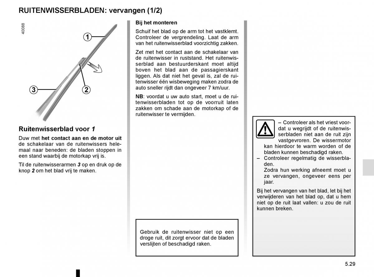 Renault Kadjar owners manual handleiding / page 261