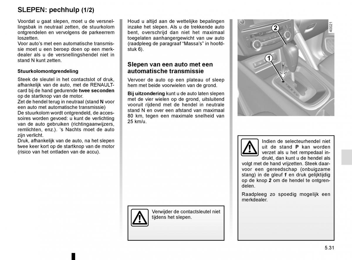 Renault Kadjar owners manual handleiding / page 263