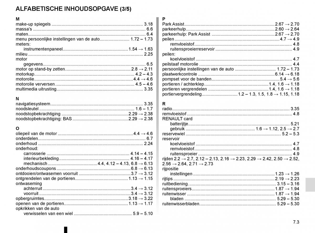 Renault Kadjar owners manual handleiding / page 293