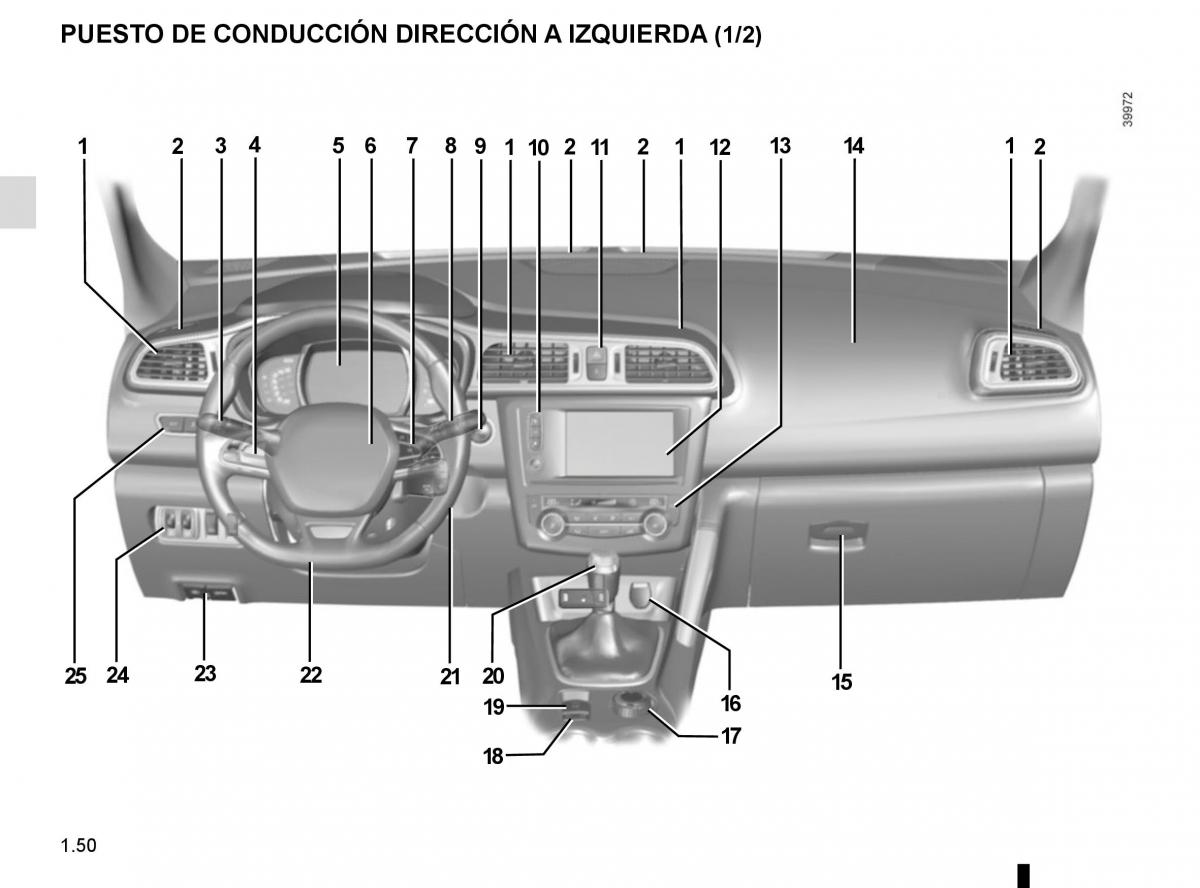 Renault Kadjar owners manual manual del propietario / page 56