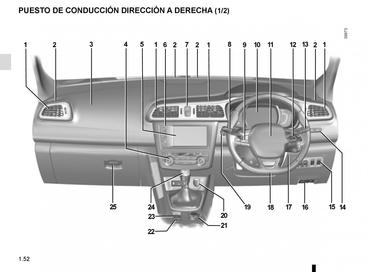 Renault Kadjar owners manual manual del propietario / page 58