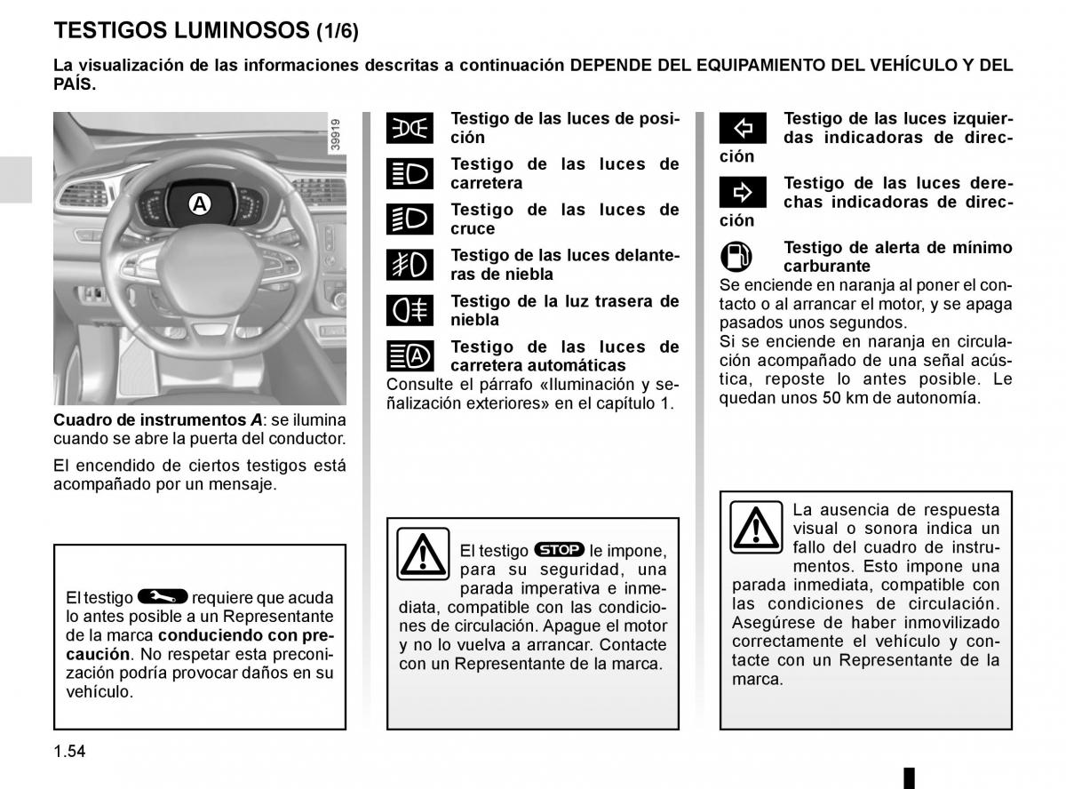 Renault Kadjar owners manual manual del propietario / page 60