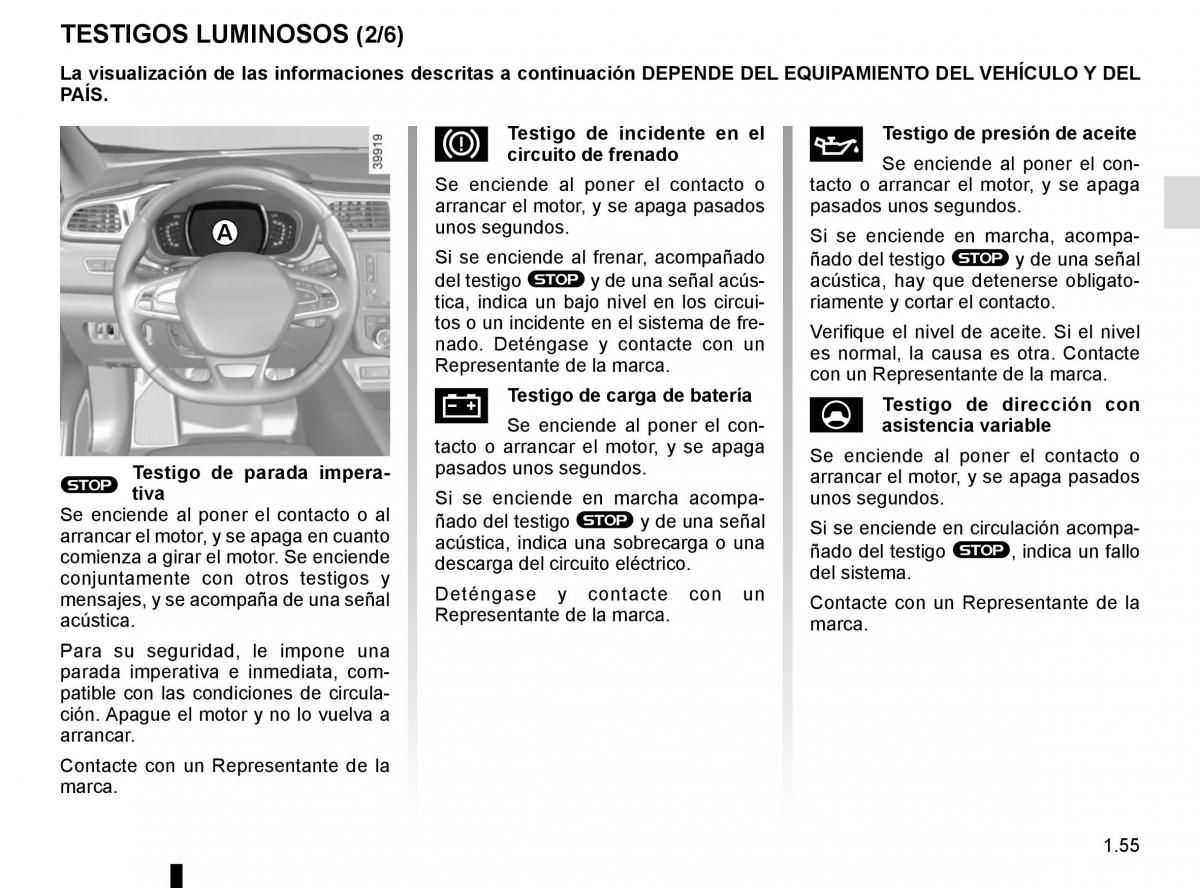 Renault Kadjar owners manual manual del propietario / page 61