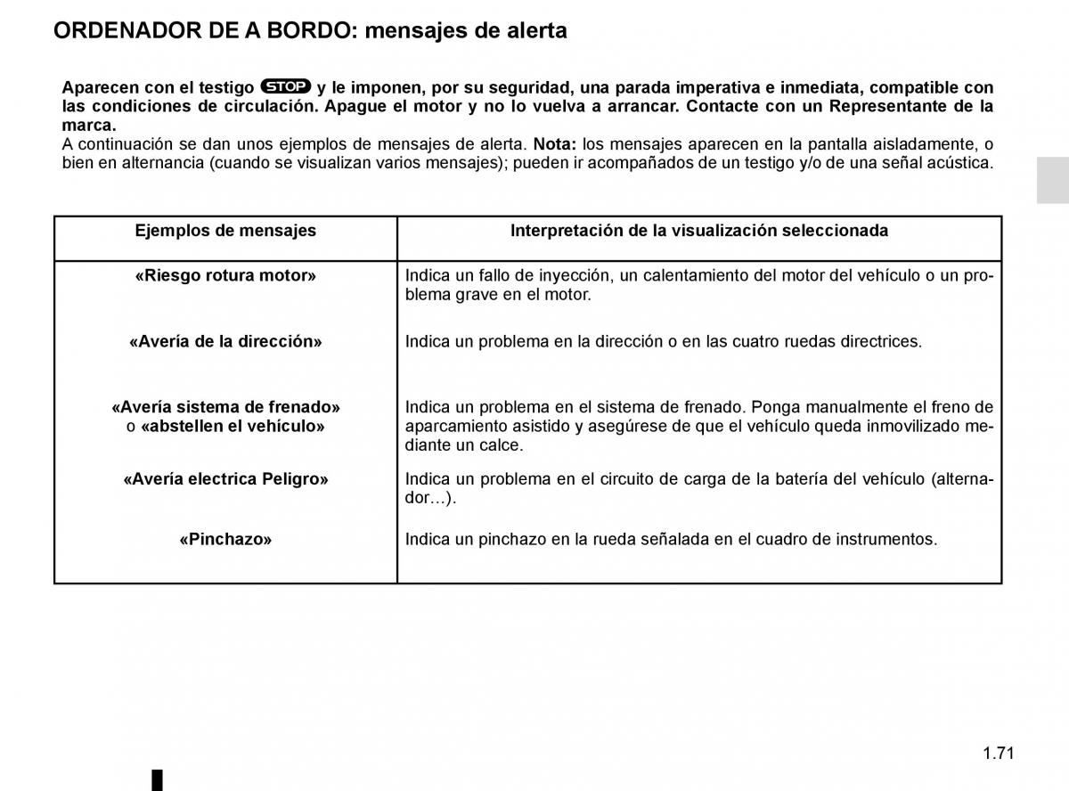 Renault Kadjar owners manual manual del propietario / page 77