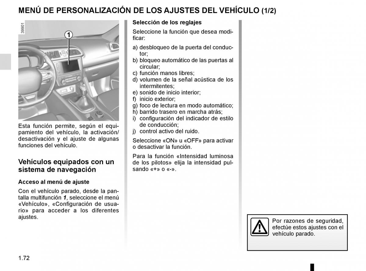 Renault Kadjar owners manual manual del propietario / page 78