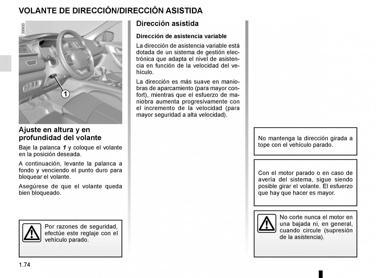 Renault Kadjar owners manual manual del propietario / page 80