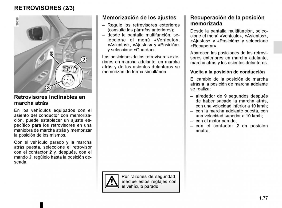 Renault Kadjar owners manual manual del propietario / page 83