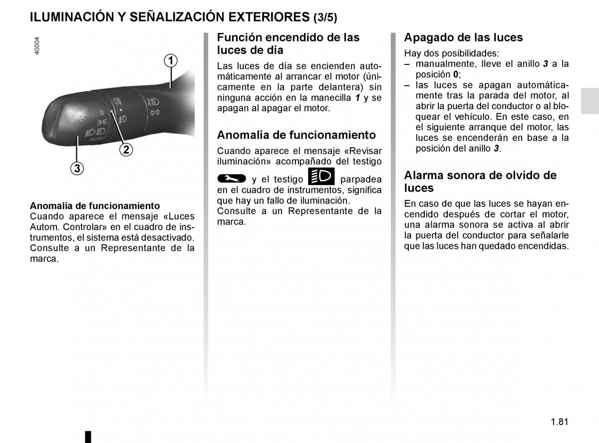 Renault Kadjar owners manual manual del propietario / page 87