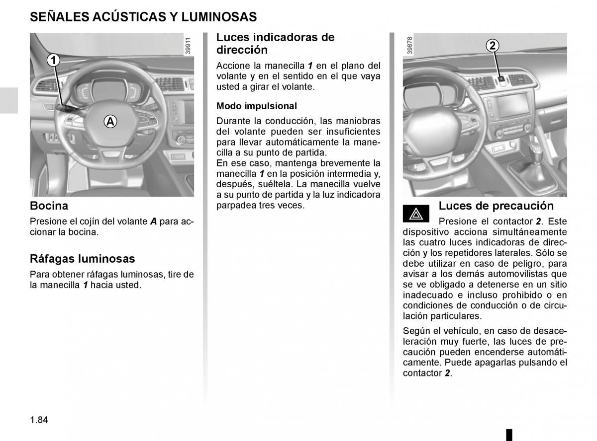 Renault Kadjar owners manual manual del propietario / page 90