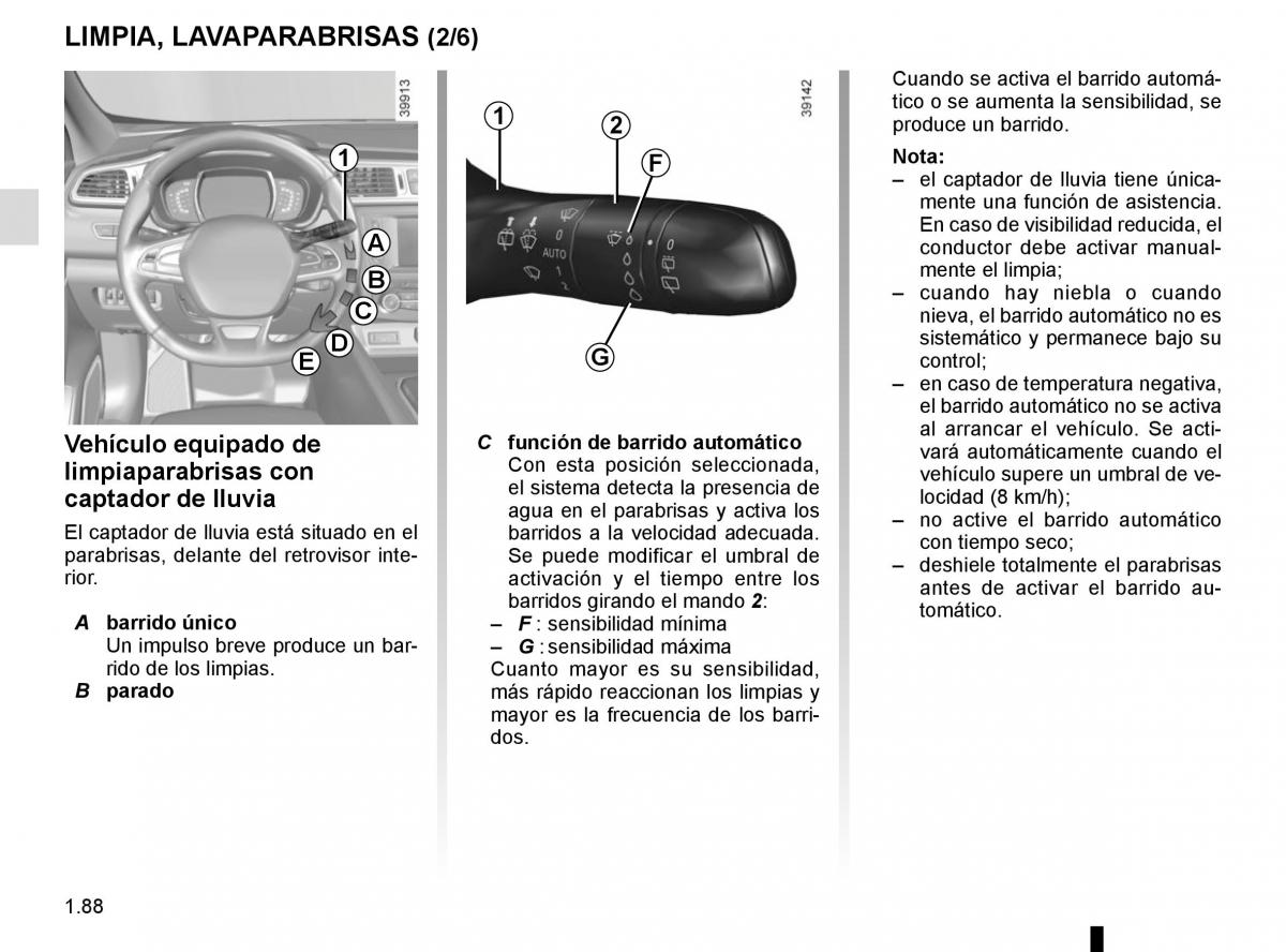 Renault Kadjar owners manual manual del propietario / page 94